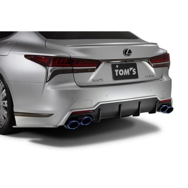 トムス LEXUS LS500/LS500h 50系 リアバンパーディフューザー 塗装済