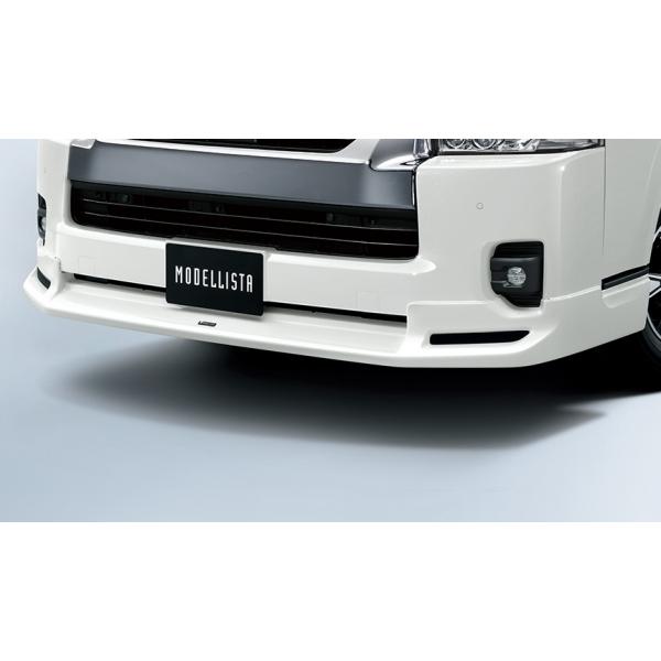 200 ハイエース　6型　モデリスタ　フロント　リップ　スポイラー　エアロ モデリスタ ハイエース 200 ワイド Version フロントスポイラー 塗装済