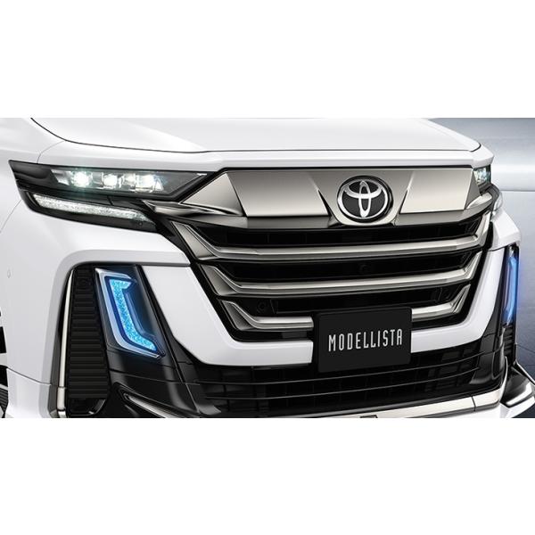 ヴェルファイア　モデリスタ　フロントグリル　ブラック 20ヴェルファイア モデリスタ グリル