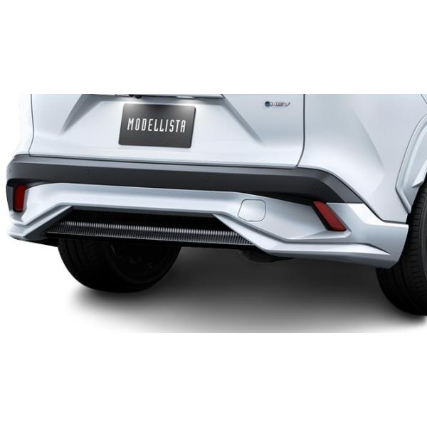 カローラクロス モデリスタ リアスパッツ　パールホワイト089 当社塗装品 モデリスタ カローラクロス 10系 後期 リヤスカート 素地