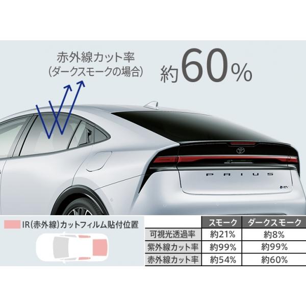 モデリスタ プリウス 60系 IR(赤外線)カットフィルム スモーク
