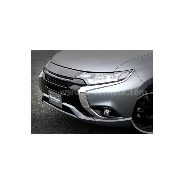 POPO☆アウトランダー PHEV フロントグリル 　ダイヤモンドテクニッ アウトランダーPHEV(GN0W)用フロントグリル