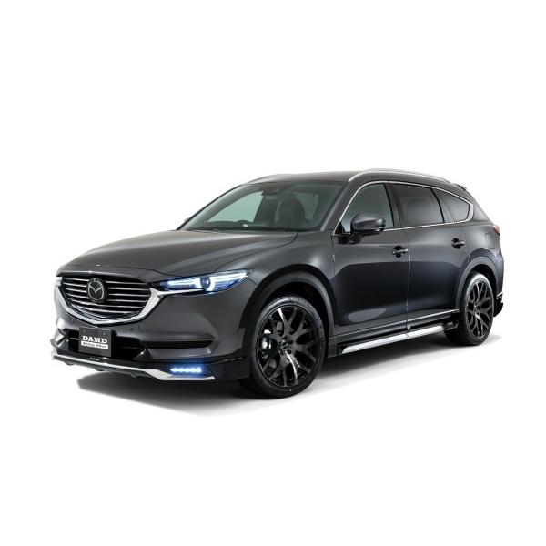ダムド CX-8 KG系 フロントアンダーガーニッシュ 塗装ピアノブラック 
