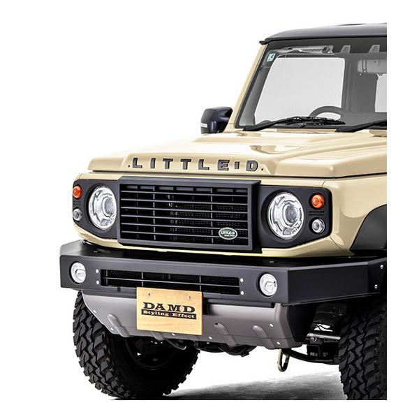 ジムニーJB64JB74ノマドレッドエンブレムマットBLディフェンダー風グリル