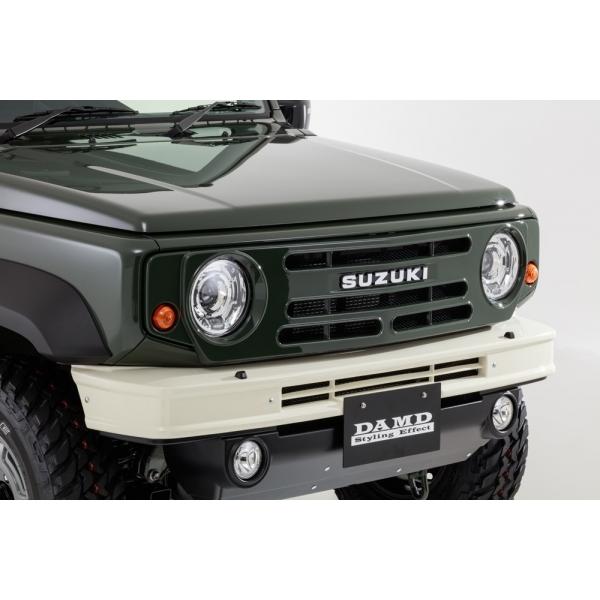 ダムド ジムニーシエラ JB74 the ROOTS フロントグリル 塗装済 ダムド ジムニーシエラ JB74 the ROOTS フロントグリル 塗装済