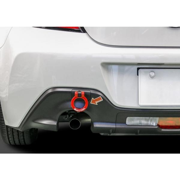 単品売り　OKUYAMA フリップアップトーイングフック GR86/BRZ用 オクヤマ GR86 ZN8 フリップアップトーイングフック リア レッド