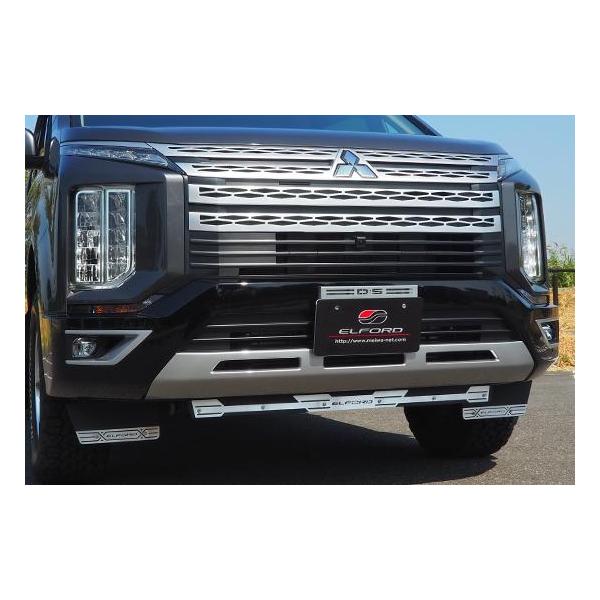 デリカD5前期エルフォード アンダーフラップスペシャル フロントディフューザー