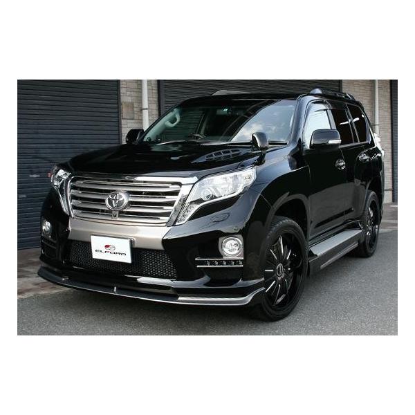 ランドクルーザープラド　150後期　純正左右サイドステップ　BLACK ランドクルーザープラド CBA-TRJ150W 純正 左サイドステップ 75806
