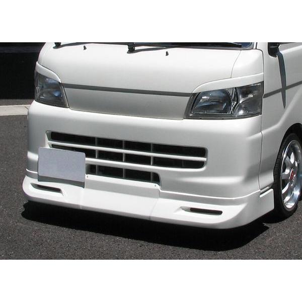 ハイゼット用ブラックスフロントハーフスポイラー