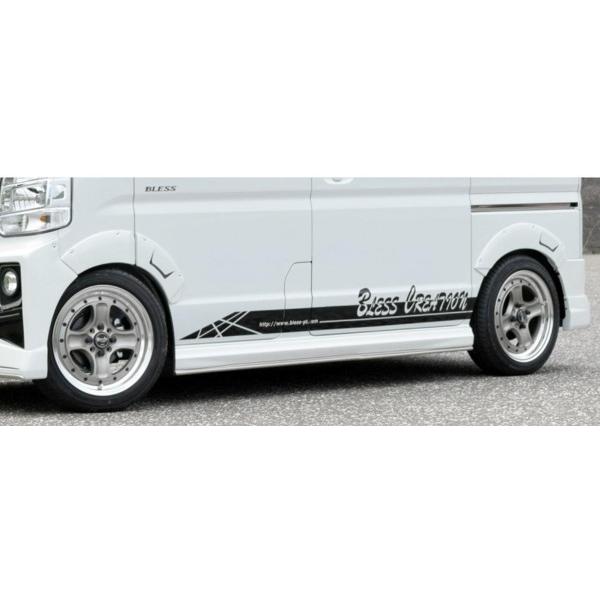 ブレス エブリイワゴン DA17W ワイドオーバーフェンダー 塗分塗装済