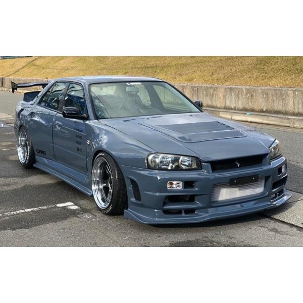 er34 スカイライン　4枚ドア　URAS エアロ ユーラス スカイライン R34 4Dr 超スーパー幅広ワイドエアロシステム