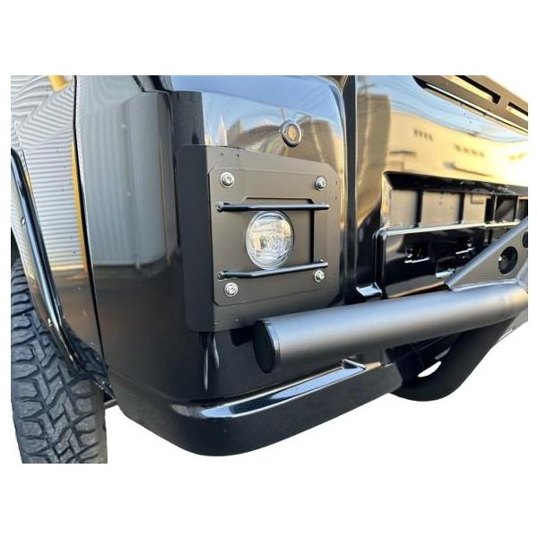 カースタイル スバルサンバー S500J(R3/12〜) フォグランプベゼルガード 左右セット