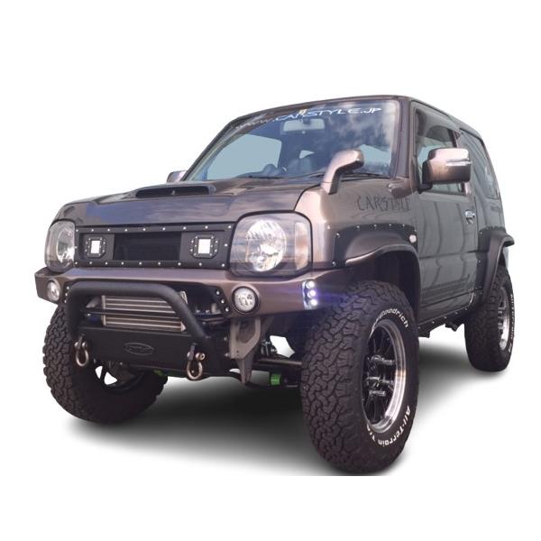 カースタイル ジムニー JB23 CS LEDスポットフロントバンパー 内側