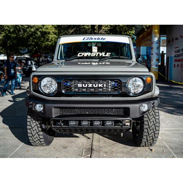 カースタイル ジムニーシエラ JB74 2LED ゼロフロントバンパー