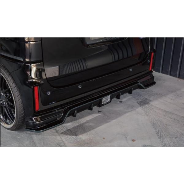 リヤウイング：スペーシア・カスタム【MK53S】☆エクステタイプ/無塗装