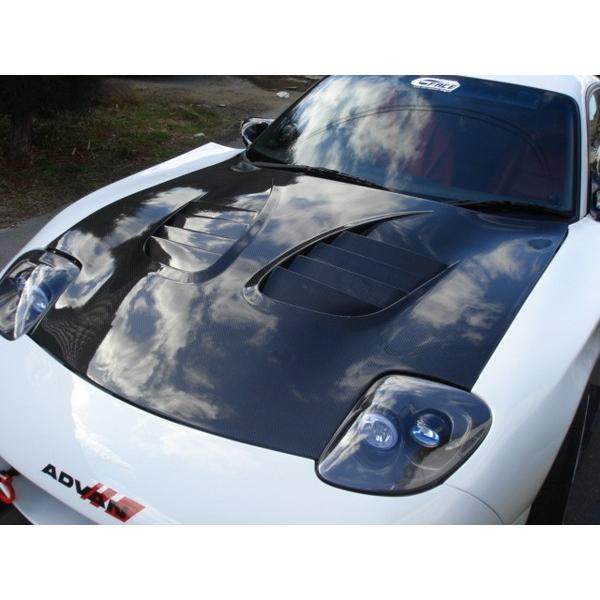 マジック RX-7 FD3S エアロボンネット FRP/カーボン : オート 