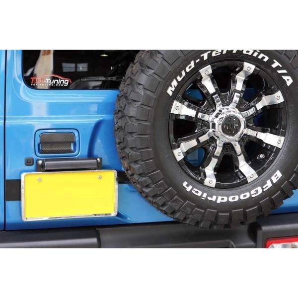 JB64/JB74 ジムニー マスタピース スペアタイヤ移動キット JB64 JB74 用】【セット】スペアタイヤ ＆ ナンバー 移動 キット