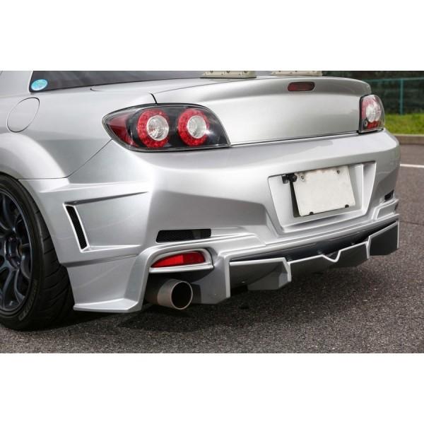RX8 レッグモータースポーツリアバンパーエアロ レッグモータースポーツ RX-8 SE3P 後期 クラブスポーツバンパー Type