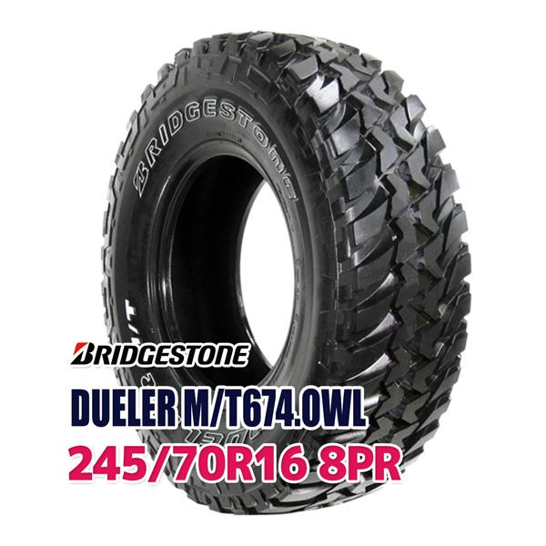BRIDGESTONE タイヤ サマータイヤ 245/70R16 DUELER M/T 674.OWL BRIDGESTONE タイヤ サマータイヤ 245/70R16 DUELER M/T 674.OWL