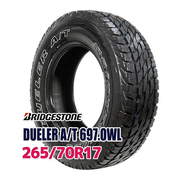 タイヤ サマータイヤ 265/70R17 BRIDGESTONE DUELER A/T 697.OWL  