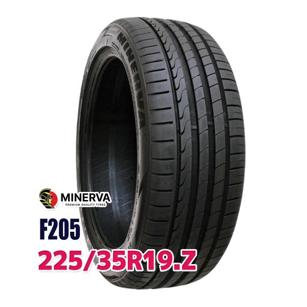溝あり ミネルバF205 225/35ZR19 2本セット MINERVA（ミネルバ） タイヤ サマータイヤ 225/35R19 MINERVA F205