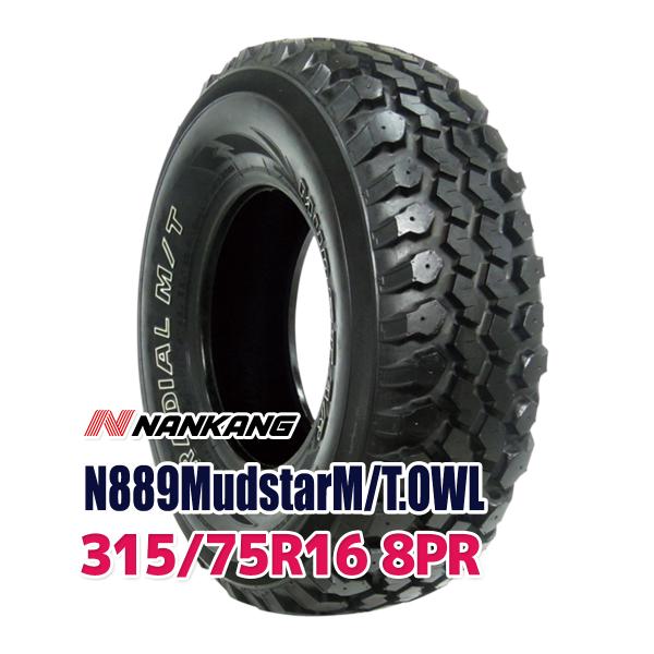 未使用２本ナンカンN-889　315/75R16ラディアルMT マッドスター NANKANG（ナンカン） タイヤ サマータイヤ 315/75R16 NANKANG N889