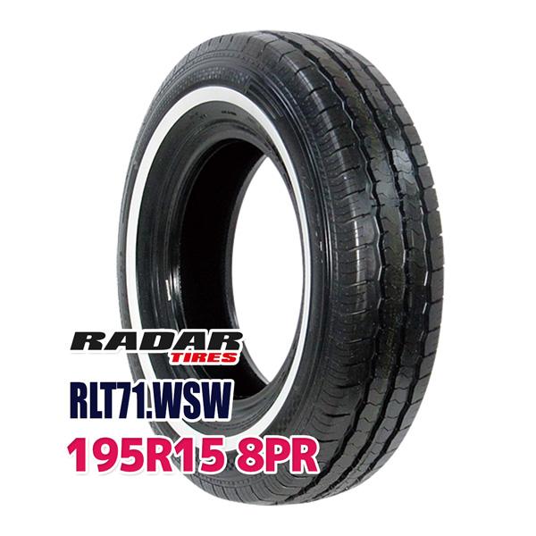 車のパーツ RADAR RLT71 195R15c 106/104Q RADAR（レーダー） 195R15 8PR 106/104Q Radar RLT71.WSW 1.9cm タイヤ