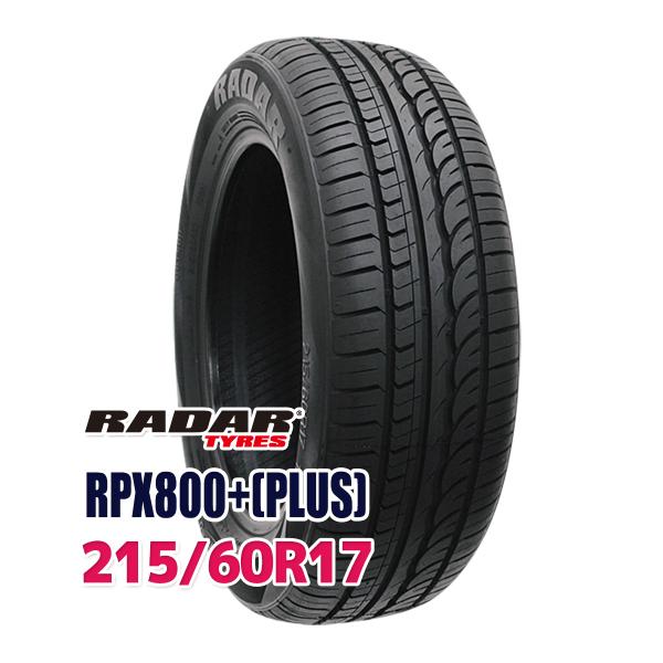 ◆MITSUBISHI★215/60R17★2018年ラジアルタイヤ RADAR（レーダー） タイヤ サマータイヤ Radar RPX800+(PLUS) 215