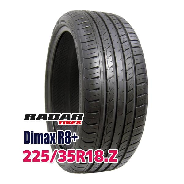 225/40/18夏タイヤ☆レーダーRimax R8＋バリ山2本セット RADAR（レーダー） タイヤ サマータイヤ Radar Dimax R8+ 225/35R18