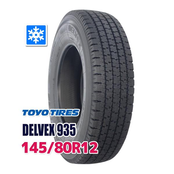 TOYO TIRES スタッドレスタイヤ DELVEX 935 145/80R12 2022年製