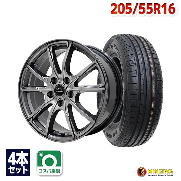 205/55R16 タイヤ、ホイールセット4本