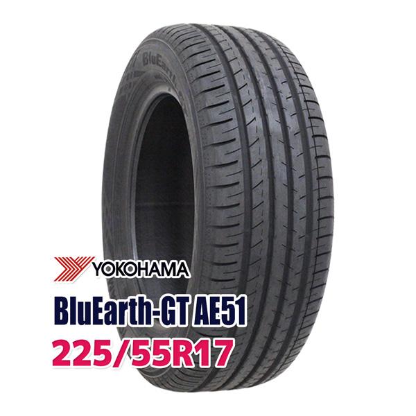 タイヤ サマータイヤ 225/55R17 YOKOHAMA BluEarth-GT AE51 : yh00751 