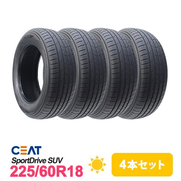 4本セット 225/60R18 タイヤ サマータイヤ CEAT シアット SportDrive 