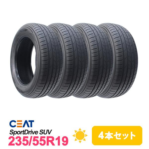 CEAT 4本セット 235/55R19 タイヤ サマータイヤ シアット