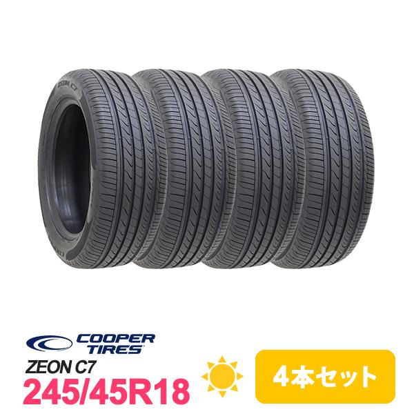 COOPER TIRES 4本セット 245/45R18 タイヤ サマータイヤ クーパー ZEON 