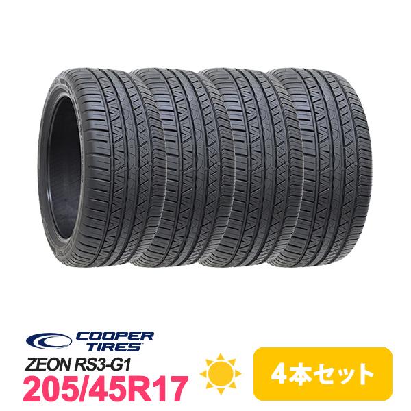 4本セット 205/45R17 タイヤ サマータイヤ COOPER クーパー ZEON RS3 