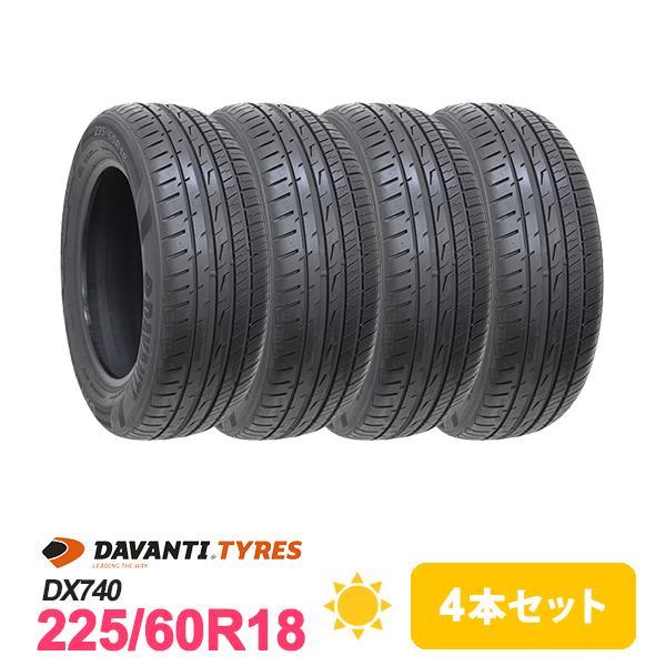 4本セット 225/60R18 タイヤ サマータイヤ DAVANTI ダヴァンティ DX740 