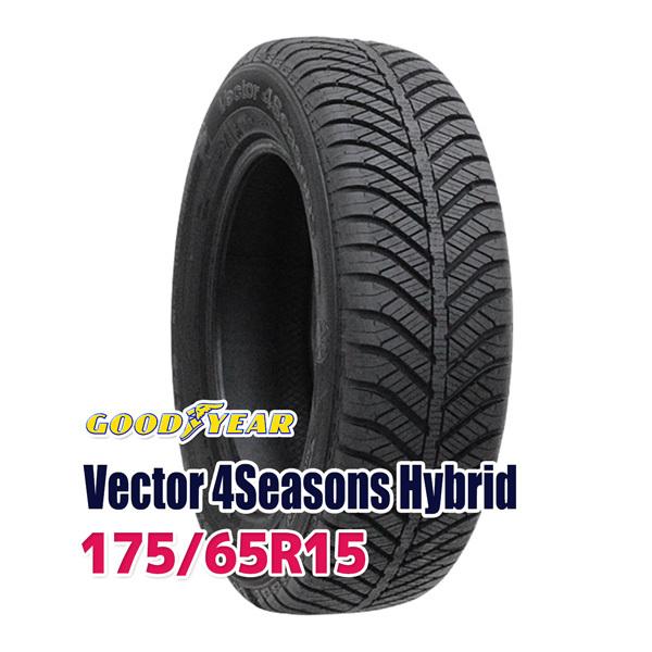 GOODYEAR Vector 4Seasons 175/65R15 84H M+S 中古タイヤ4本セット