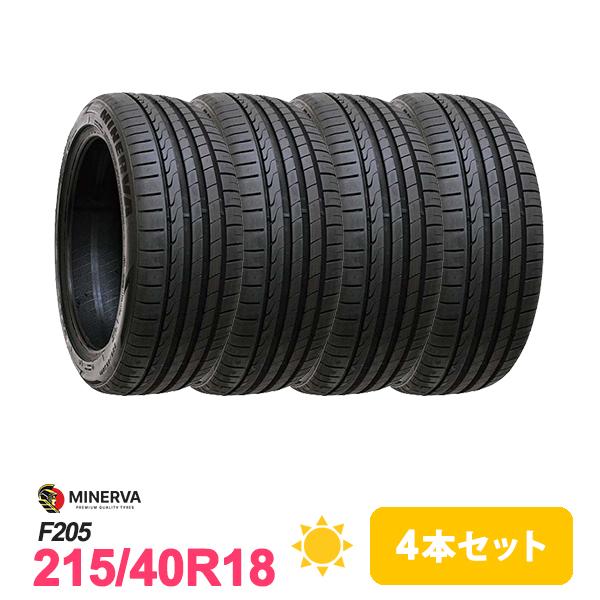 MINERVA RADIAL F205 225 45 18 2本 セット バリ溝 10日まで価格・MINERVA・RADIAL F205・215/40ZR18・2本・ミネルバ