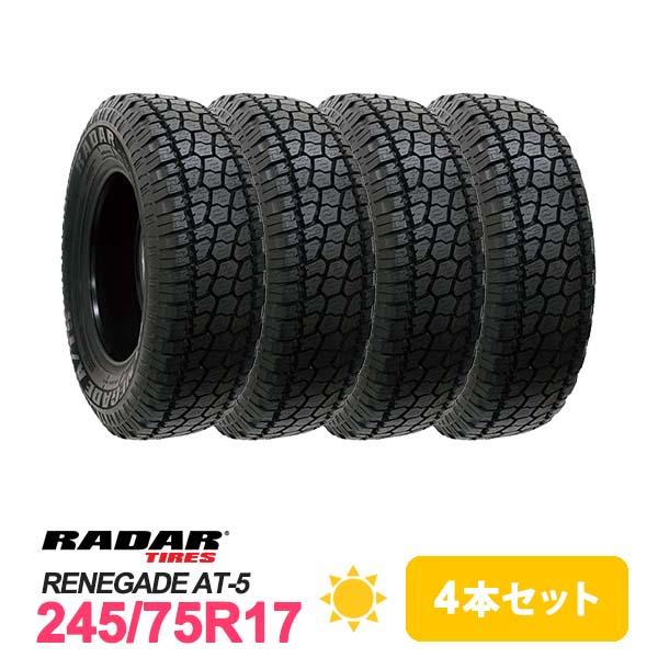 4本セット 245/75R17 タイヤ サマータイヤ Radar レーダー RENEGADE AT 