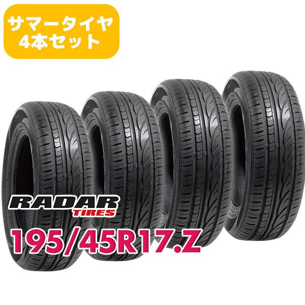 RADAR 4本セット 195/45R17 タイヤ サマータイヤ Radar レーダー 