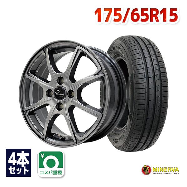 175/65R15 サマータイヤ ホイールセット MINERVA 209 送料無料 4本 