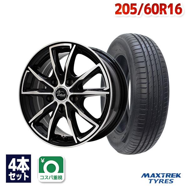 205/60R16 サマータイヤ ホイールセット MAXTREK MAXIMUS M2 送料無料