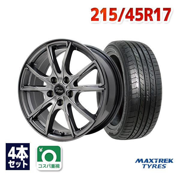 215/45R17 サマータイヤ ホイールセット MAXTREK MAXIMUS M1 送料無料