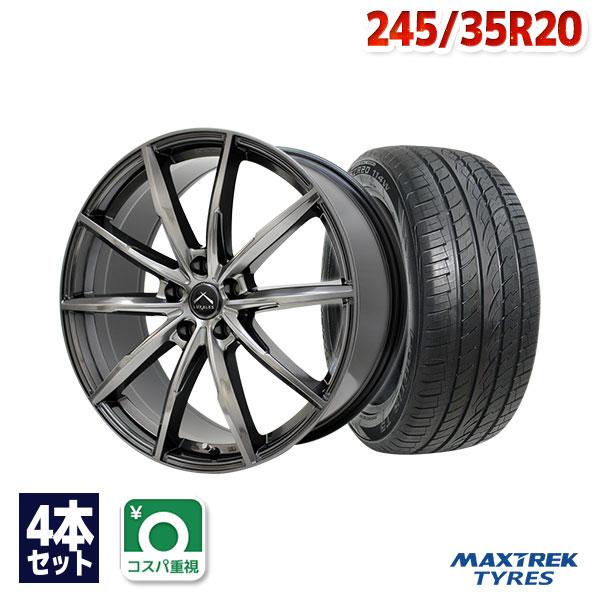 激安 245/35R20 マックストレック T5 サマータイヤ 4本 送料込み MAXTREK 245/35R20 マックストレック FORTIS T5 タイヤ サマー