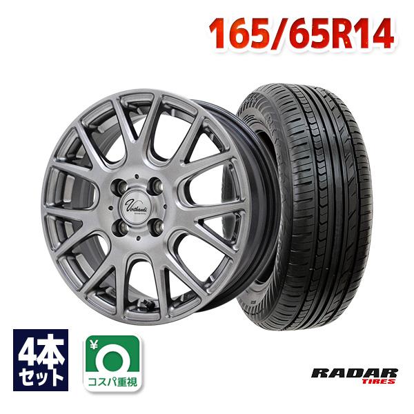 RADAR（レーダー） 165/65R14 サマータイヤ ホイールセット Radar