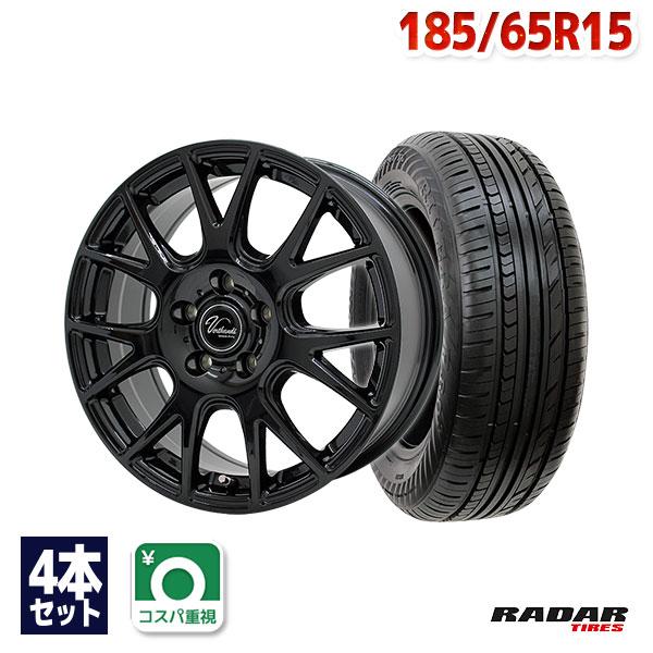 タイヤ・ホイール (565)(2)185/65R15 PRACTIVA SUMMER TIRES RADAR（レーダー） 185/65R15 サマータイヤ ホイールセット Radar