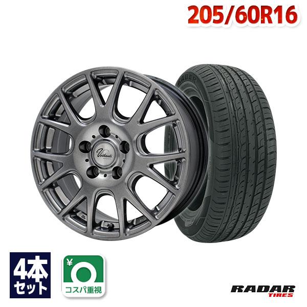 RADAR（レーダー） 205/60R16 サマータイヤ ホイールセット DIMAX