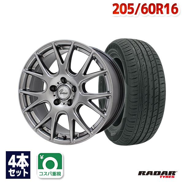 RADAR（レーダー） 205/60R16 サマータイヤ ホイールセット DIMAX