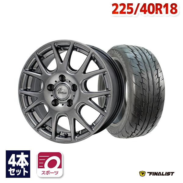 225/40R18 サマータイヤ ホイールセット FINALIST 595 EVO 送料無料 4 
